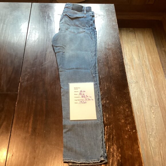 Lucky Brand Straight Fit Jeans size 12/31 - Picture 2 of 4